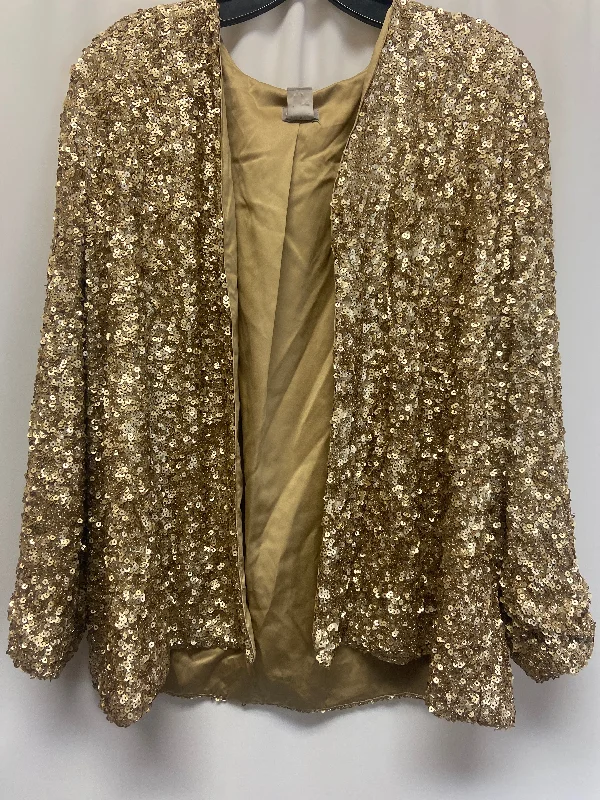 Gold Blazer Chicos, Size Xl