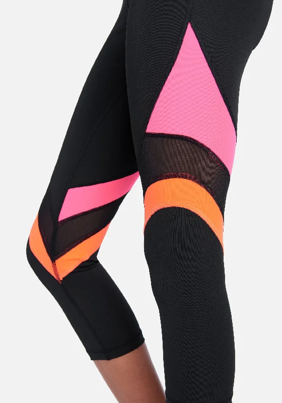 Bebe Colorblock Capri Legging