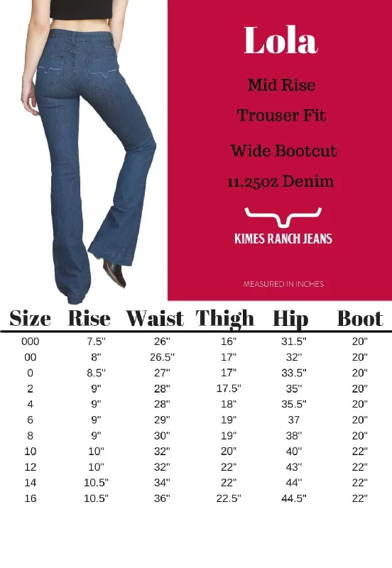 Kimes Ranch Womens Lola Soho Fade Jean