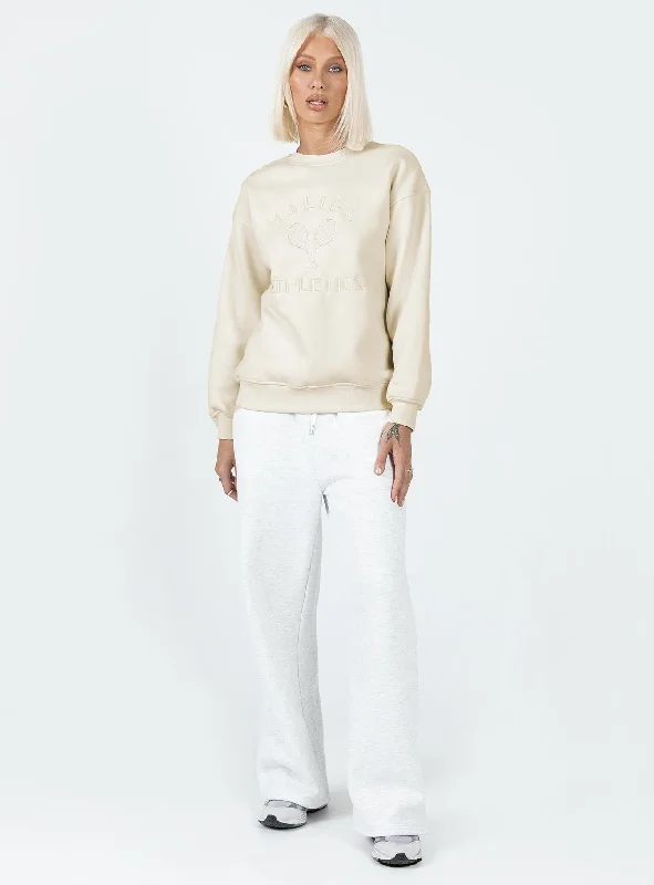 Malibu Athletics Sweatshirt Cream