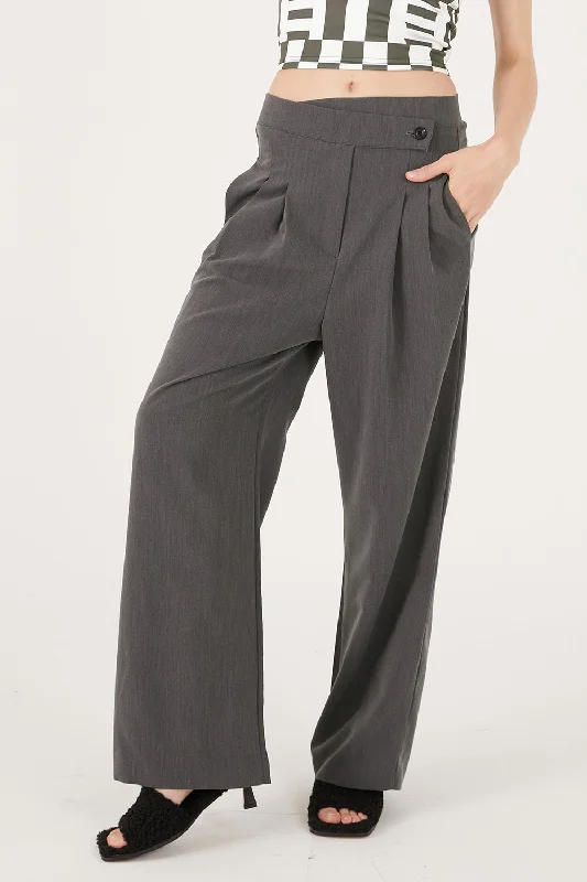 Nova Wrap Front Wide Leg Pants