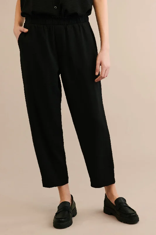 Pantalon taille élastique jambe fuselée - Femme