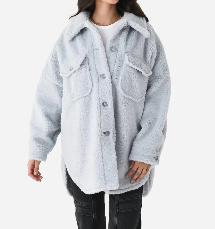 Cambrie Jacket In Light Blue