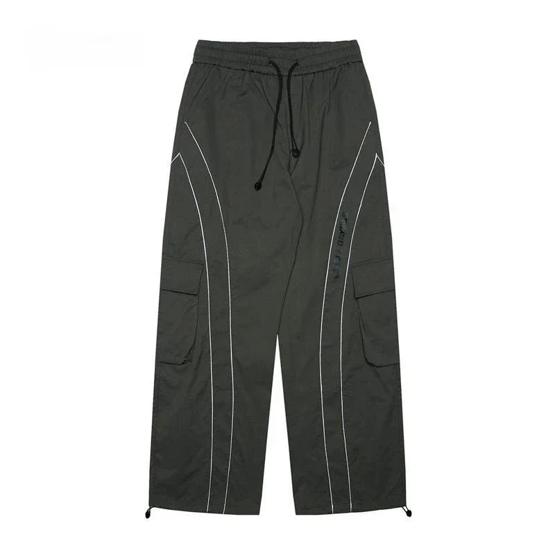 Women Cargo Oversized Techwear Wide Leg Joggers Pants