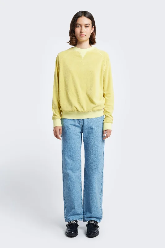 Hero Towelling Sweater Butter