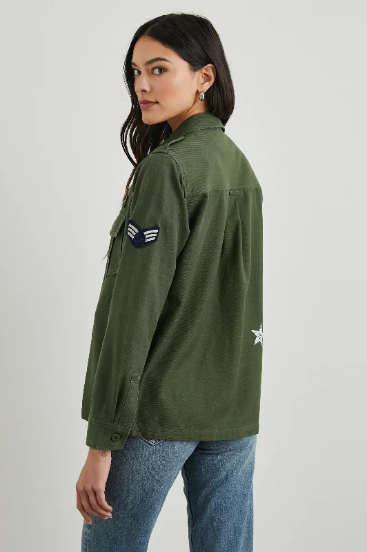 LOREN SHIRT JACKET - MILITARY OLIVE