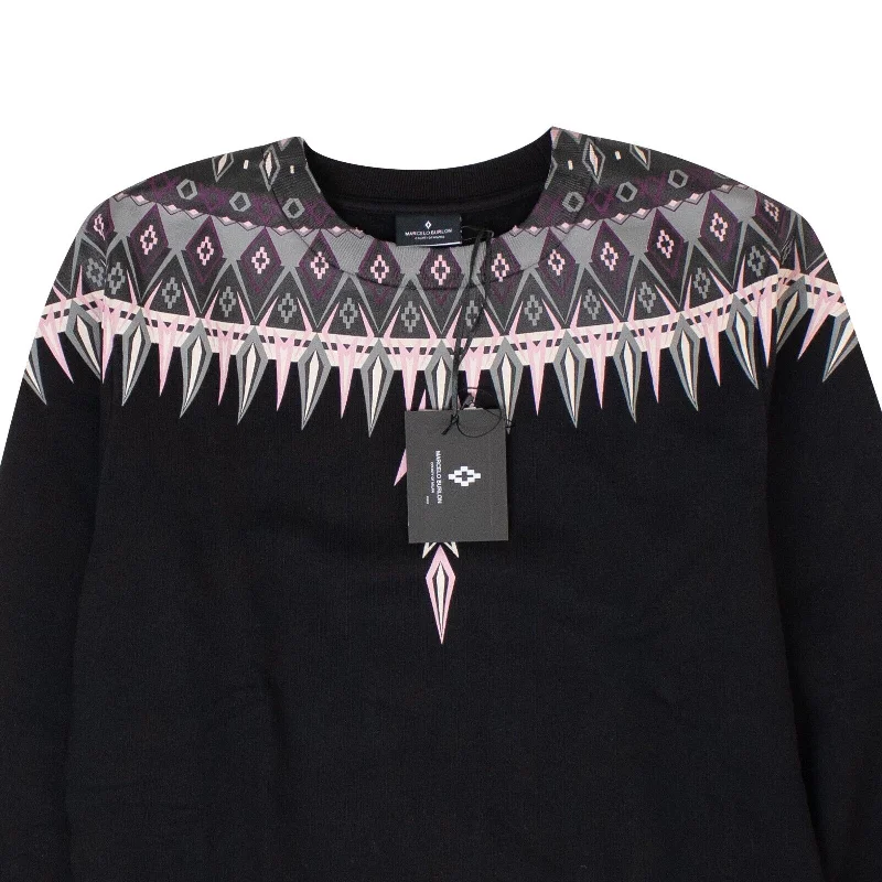 Marcelo Burlon Wings Crewneck - Black/Multi