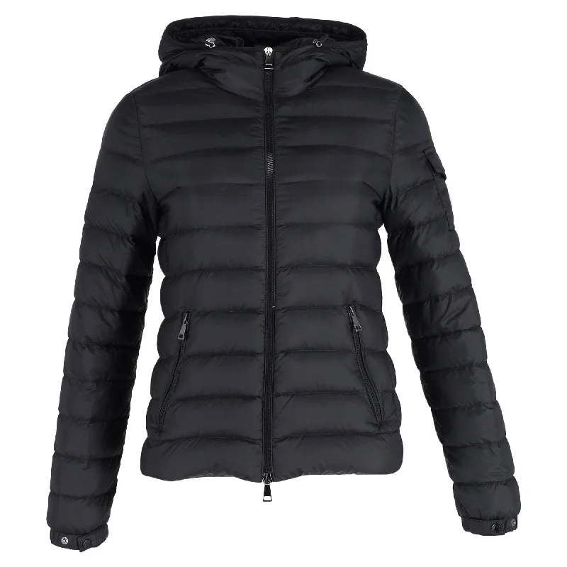 Moncler Bles Quilted Down Jacket in Black Nylon