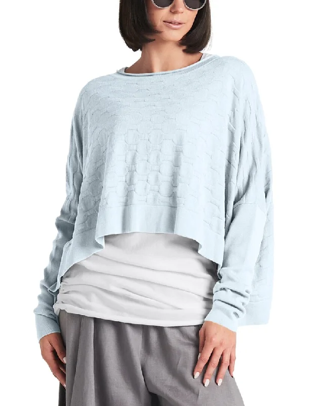 PLANET Honeycomb Sweater Blue