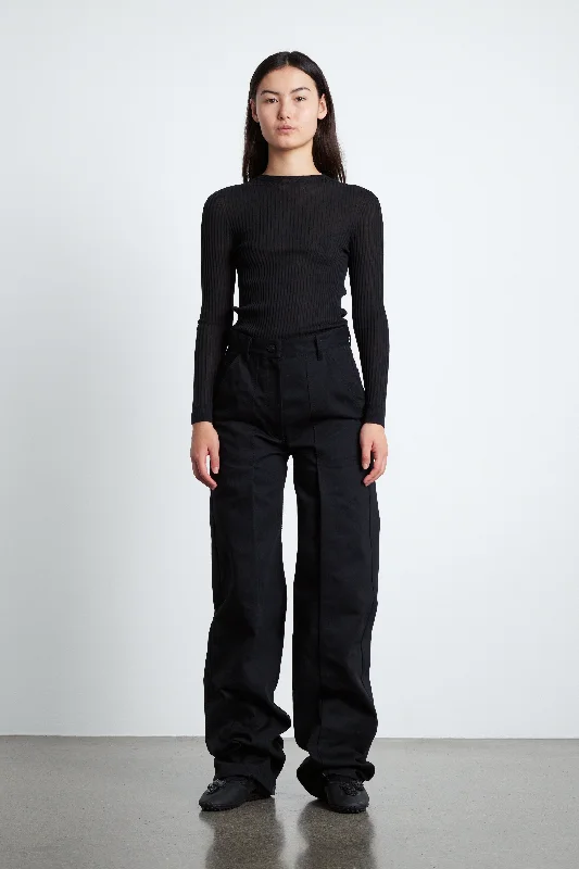 SIXTA | TROUSERS DENIM BLACK