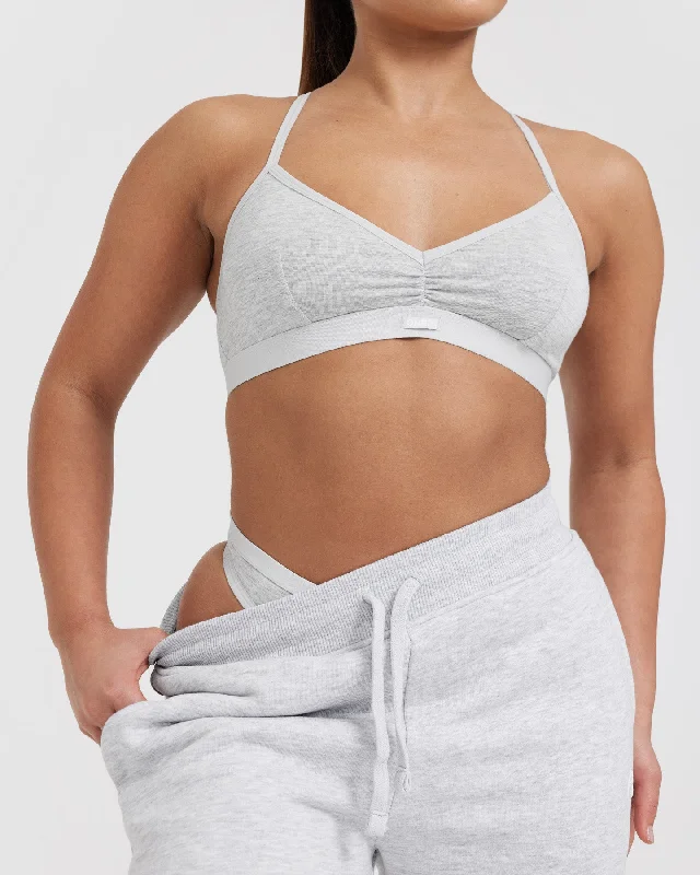 Soft Classic Bralette | Grey Marl