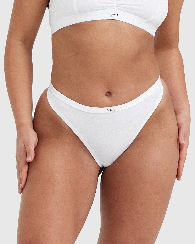 Soft Classic Thong | White