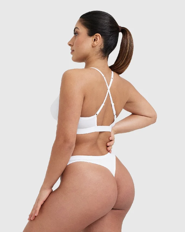 Soft Classic Thong | White