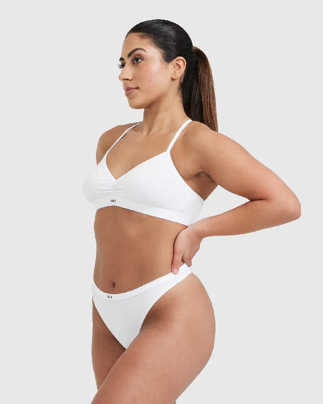 Soft Classic Thong | White