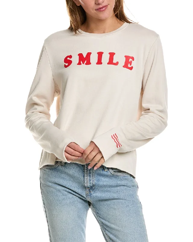 Sol Angeles Smile Crop Pullover