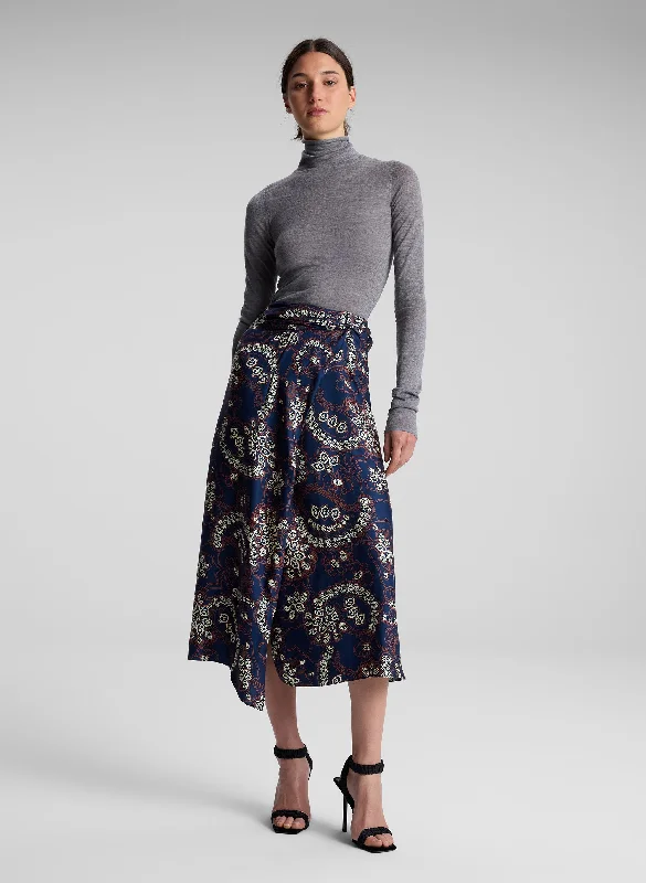 Clara Printed Midi Skirt