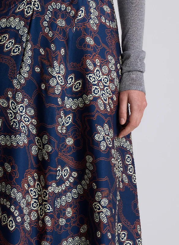 Clara Printed Midi Skirt