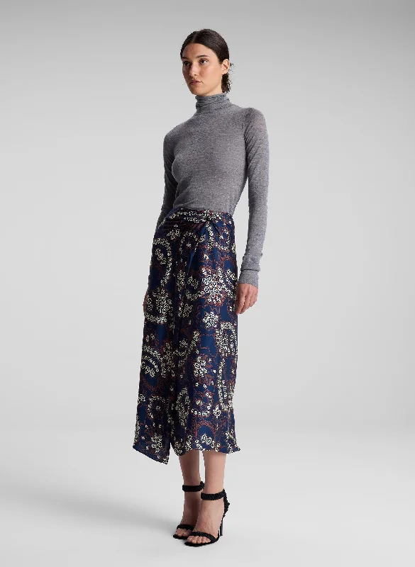 Clara Printed Midi Skirt