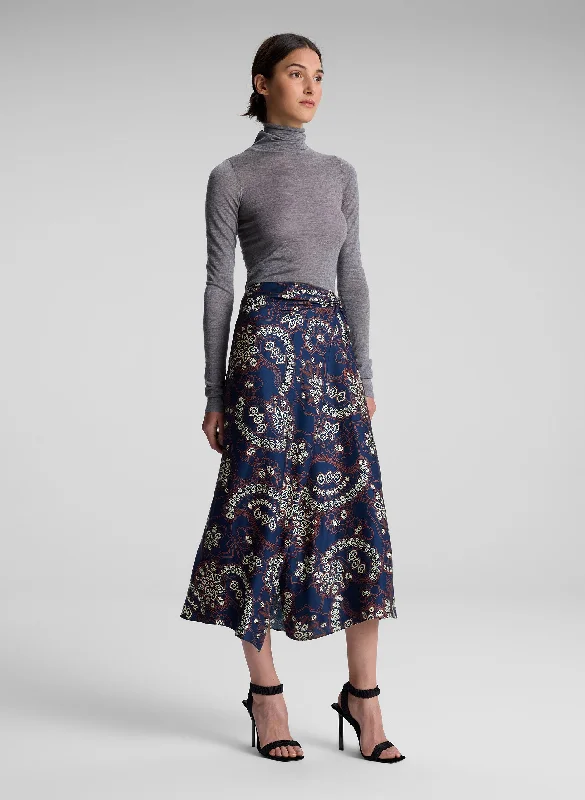 Clara Printed Midi Skirt