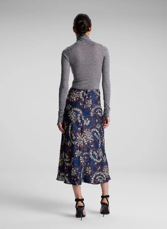 Clara Printed Midi Skirt