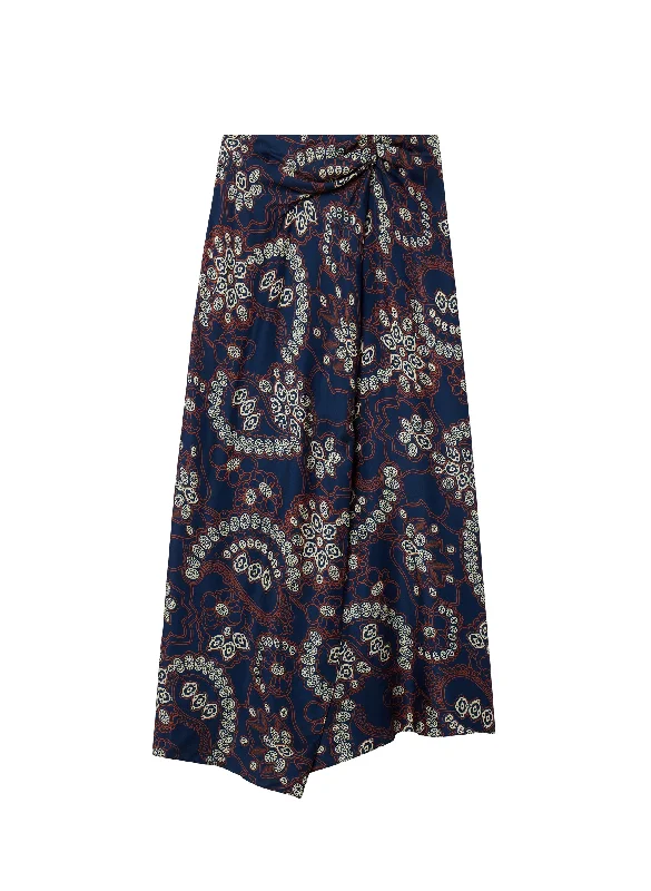 Clara Printed Midi Skirt