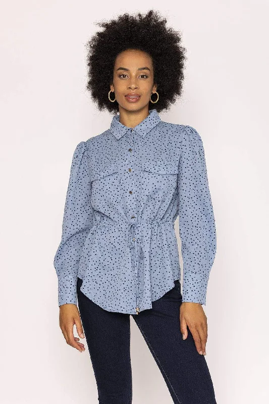 Longline Shirt in Blue