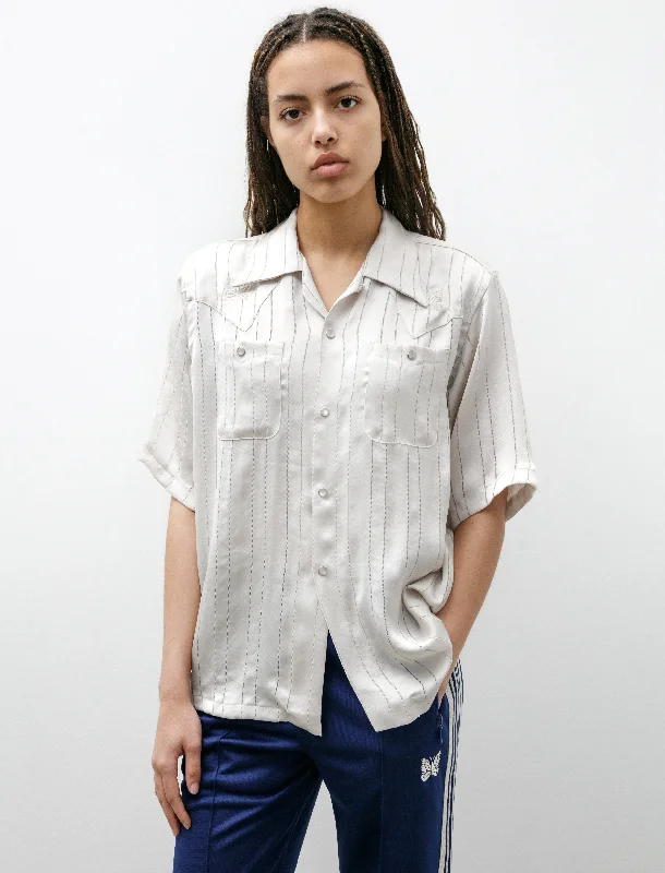 Cowboy 1 Up Shirt Beige Georgette