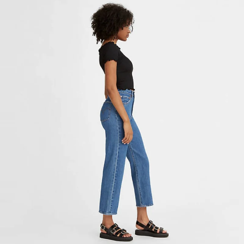 Ribcage Straight Ankle Jeans (Jazz Pop)