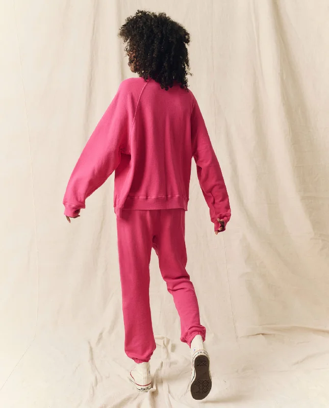 The Slouch Sweatshirt. Solid -- Fuchsia