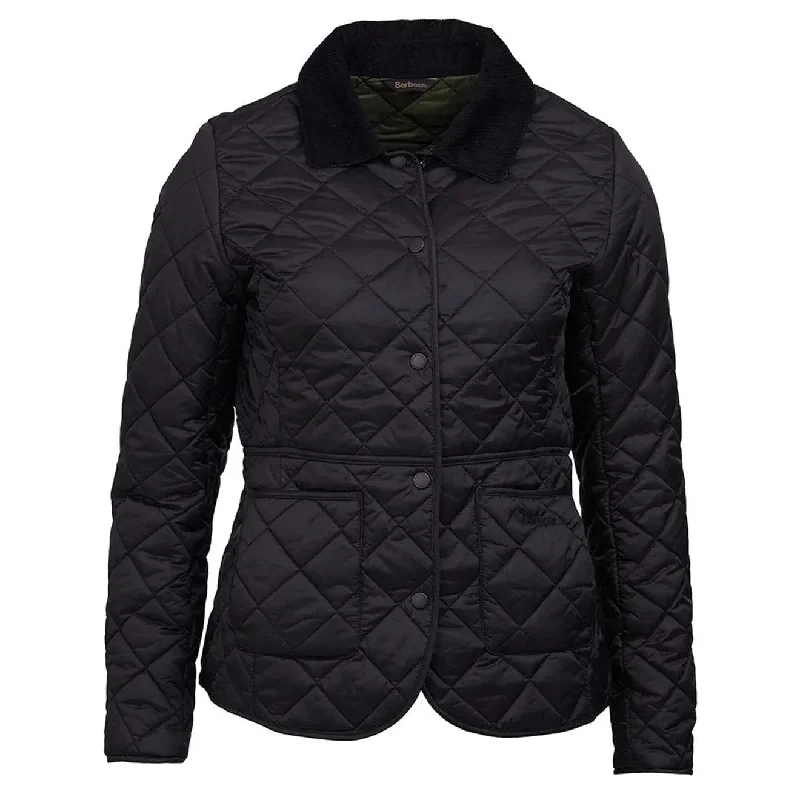 Barbour Womens Deveron Quilted Jacket Black