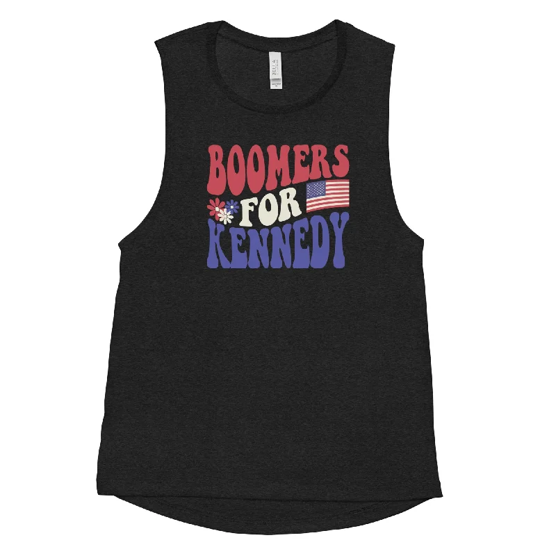 Boomers for Kennedy Ladies’ Muscle Tank