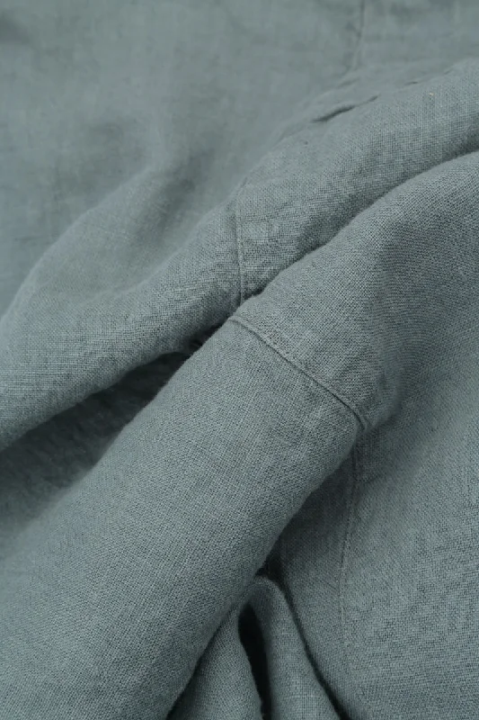 Buttoned Sage Linen Jacket