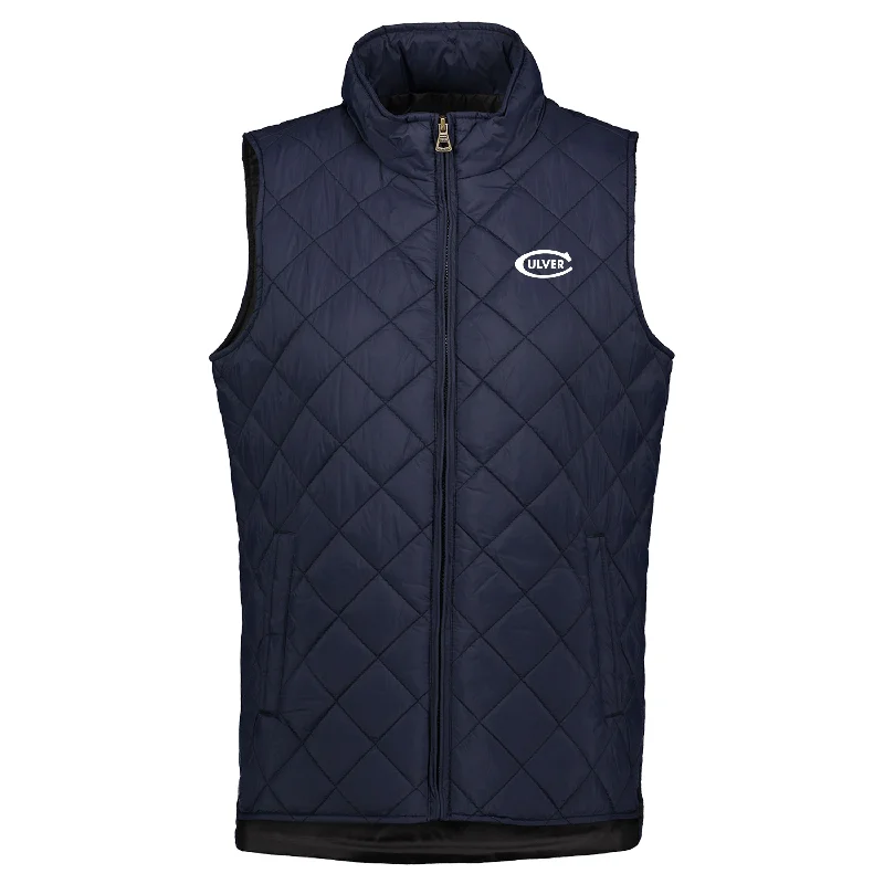 Culver Women's Diamond Quilted Vest - Navy