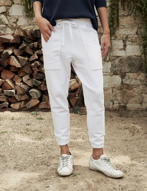 Eamon Jogger Sweatpant White