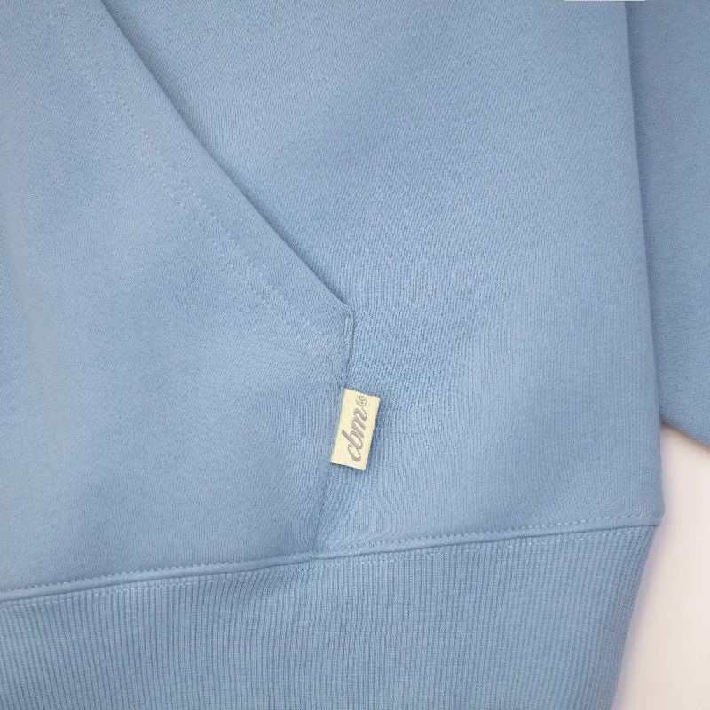 Heavyweight Chenille Hoodie - Celeste Blue