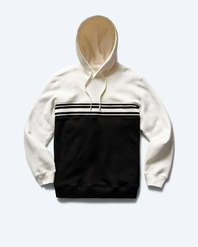 Midweight Fleece Colour Block Hoodie