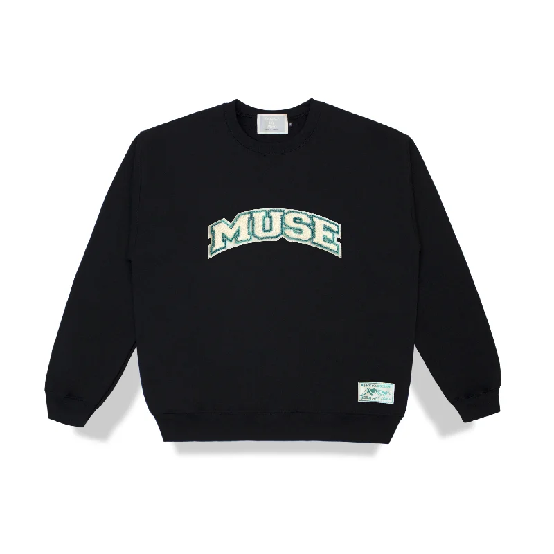 OG Chenille Black Sweatshirt - Bermuda