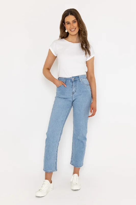 Solange Straight Denim Jean