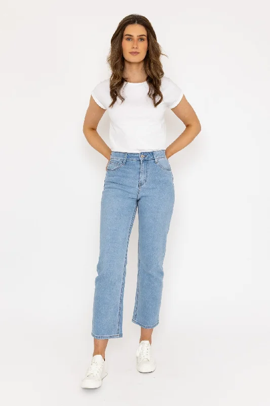 Solange Straight Denim Jean