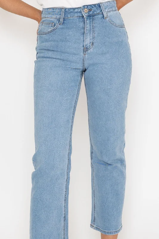 Solange Straight Denim Jean