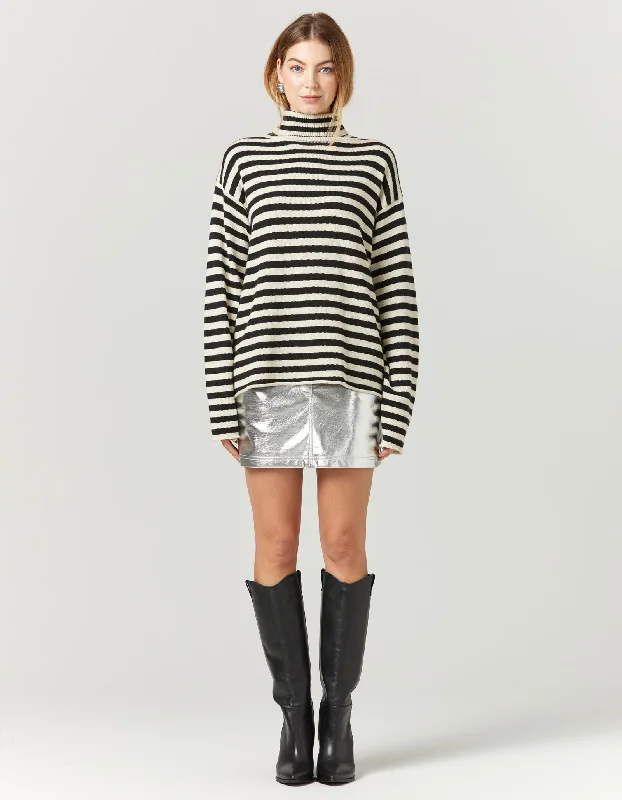 Lucia Knit - Black/Natural