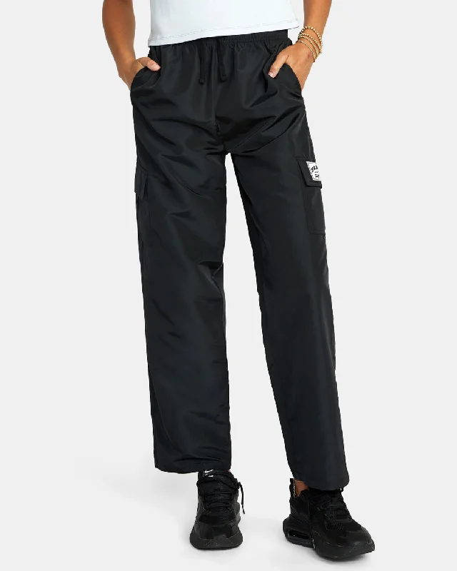 Swish Cargo Track Pants - RVCA Black